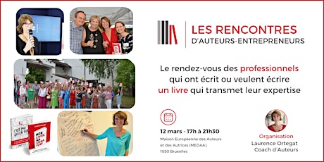 Imagen principal de Rencontres des Auteurs-Entrepreneurs - 1ère édition