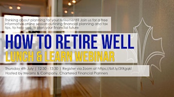Mearns & Company webinar: How to Retire Well primary image