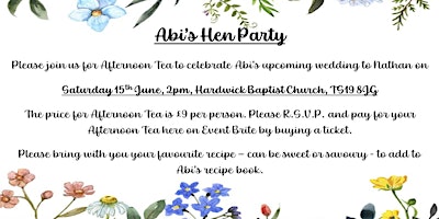 Abi's Hen Party primary image