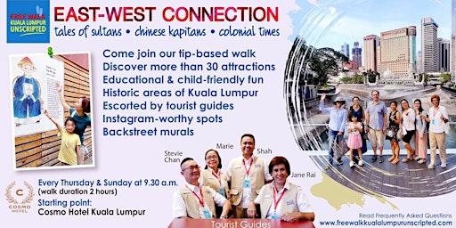 Primaire afbeelding van East-West Connection walk in Kuala Lumpur (tip-based)-Sunday session