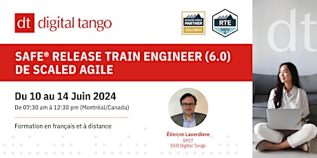 SAFe® Release Train Engineer (RTE 6.0) de Scaled Agile, à distance