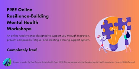 FREE Online Building Resilience Mental Health Workshops for Everyone!