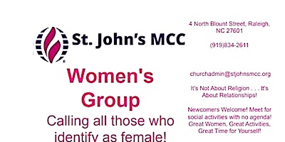 Primaire afbeelding van St. John's MCC Women's Group!