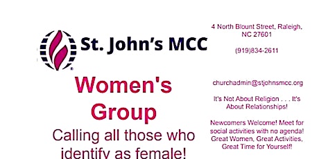 St. John's MCC Women's Group!