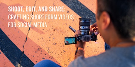 Shoot, Edit, and Share: Crafting Short-Form Videos - LIVE w/ Reza Malayeri primary image