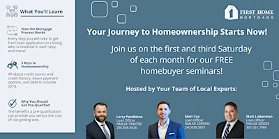 FREE Homebuyer Seminars! primary image