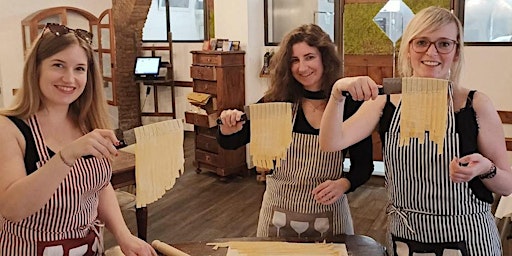 Spanish Steps Rome Cooking Class: Make Pasta & Tiramisu with Wine primary image