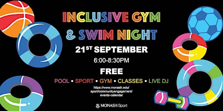 Inclusive Gym & Swim Night primary image