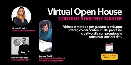Image principale de Virtual Open House - Content Strategy Master