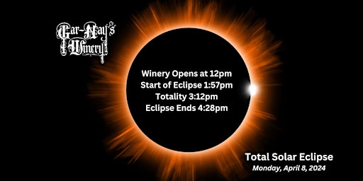 Image principale de Total Solar Eclipse & Sip Viewing Party