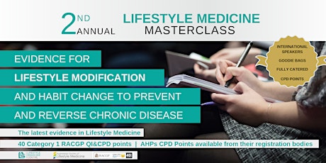 2nd Annual Lifestyle Medicine Masterclass primary image
