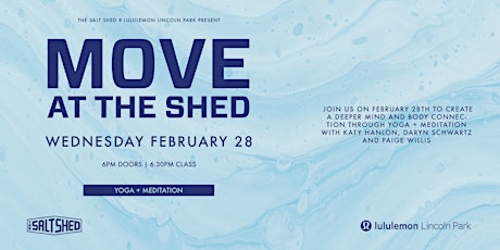 Imagen principal de Move at the Shed – Yoga + Meditation