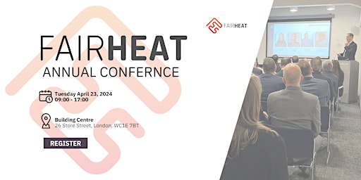 Imagem principal do evento FairHeat Annual Conference 2024