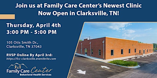 Imagem principal de Family Care Center's New Clinic Opening in Clarksville, TN