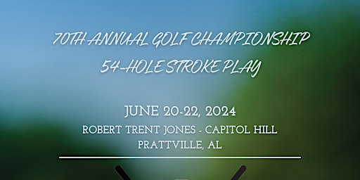 Primaire afbeelding van 70th Annual WSGA Golf Tournament - Skins (06/19) and Tournament (06/20-22)