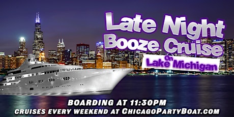 Late Night Booze Cruise on Lake Michigan aboard Spirit of Chicago