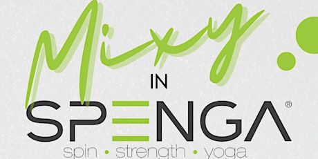 Mixy in SPENGA: Spin Strength & Yoga Fitness Class