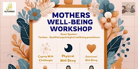 Primaire afbeelding van MOTHERS WELLBEING WORKSHOP  III