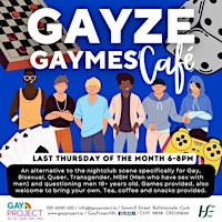Imagem principal do evento Gayze Gaymes Cafe