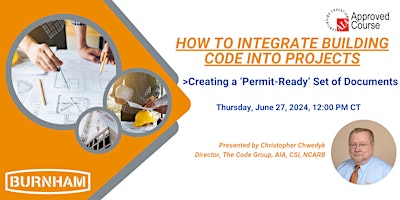 Imagem principal do evento How To Integrate Building Code into Projects: Making a Permit Ready PlanSet