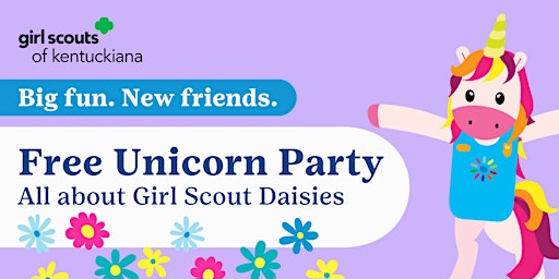 Primaire afbeelding van Unicorn Party for Girl Scouts of Kentuckiana