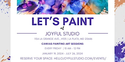 Immagine principale di Let's Paint at Joyful Studio: Canvas Painting Art Sessions 