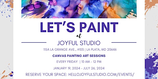 Imagen principal de Let's Paint at Joyful Studio: Canvas Painting Art Sessions