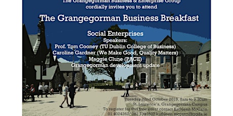 Grangegorman Business Breakfast - Social Enterprises primary image