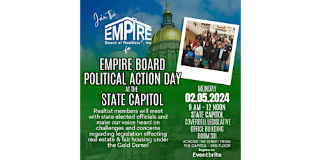 Empire Board Political Action Day at the State Capitol primary image