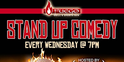 Primaire afbeelding van Comedy Night at Fuego Grill & Sports Bar in Sunnyvale