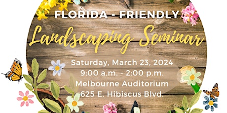 Florida-Friendly Landscaping Seminar 2024 primary image