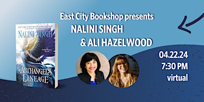 Hauptbild für Virtual Event: Nalini Singh, Archangel's Lineage, with Ali Hazelwood