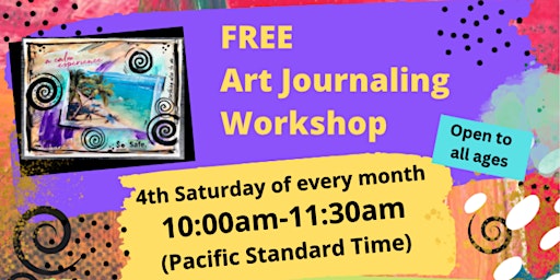 FREE All Ages Art Journaling Workshop  primärbild