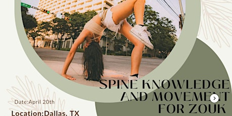 Spine Knowledge and Movement for Zouk by Body Wisdom