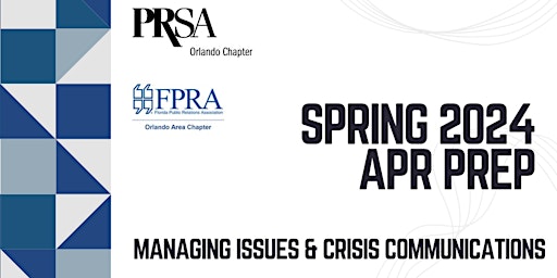 Imagen principal de APR Workshop: Managing Issues & Crisis Communications