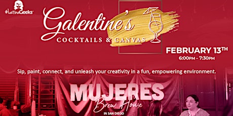 Imagen principal de Galentine’s Cocktails & Canvas