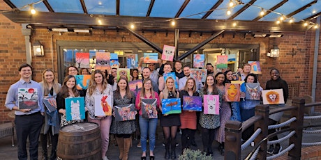 Paint and Sip Party Hotel Du Vin Newcastle.