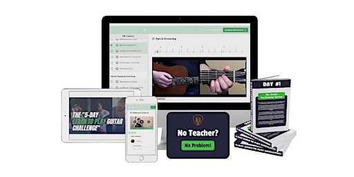 Imagem principal de Learn to play Guitar NOW! Guitar lessons for beginners.