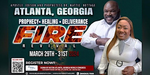Hauptbild für PROPHECY, HEALING & DELIVERANCE FIRE REVIVAL ATLANTA, GEORGIA USA