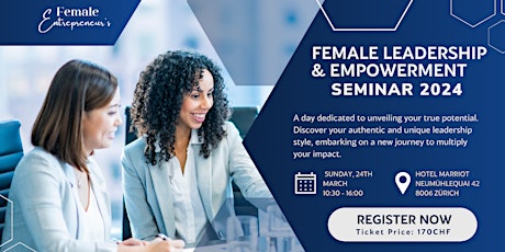 Hauptbild für Female Leadership & Empowerment Seminar 2024