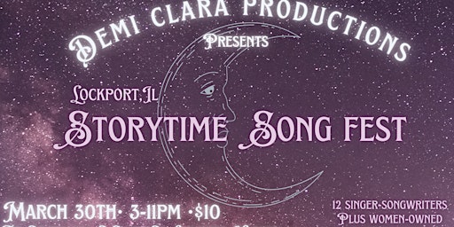 Imagem principal de Story Time Song Fest- Women’s History Month