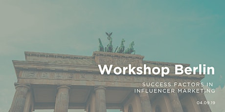 Workshop - Success Factors in  Influencer Marketing | St. Oberholz, Berlin primary image
