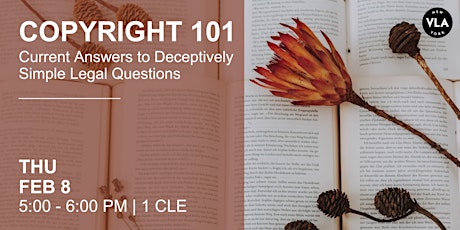 Copyright 101: Current Answers to Deceptively Simple Legal Questions (CLE) primary image