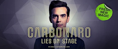 Imagem principal do evento Michael Carbonaro: Lies on Stage