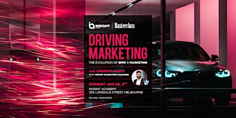 Driving Marketing: The Evolution of BMW & Marketing | Insight Academy Masterclass primary image