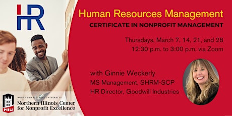 Human Resource Management: Certificate in Nonprofit Management Program primary image