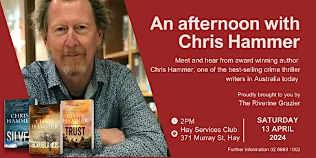 An afternoon with Chris Hammer