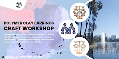 Charming Dangles: Polymer Clay Earrings Craft Workshop primary image