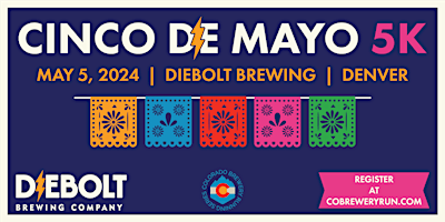 Cinco de Mayo 5k @ Diebolt Brewing event logo