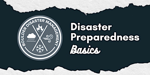 Disaster Preparedness Basics primary image